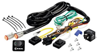 KC HiLiTES Wiring Harness w/40 AMP Relay & LED Rocker Switch (Up to 2 - 130w Lights) - Image 2