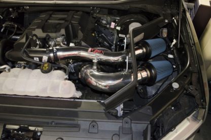 Injen 2015+ Ford F-150 V6 2.7L/3.5L EcoBoost Polished Short Ram Intake (Includes Heat Shield) - Image 4