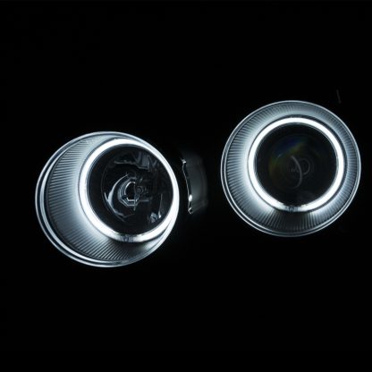 ANZO 2012-2015 Chevrolet Sonic Projector Headlights w/ Halo Black (CCFL) - Image 2