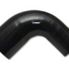Vibrant 4 Ply Reinforced Silicone 90 degree Transition Elbow - 2.75in I.D. x 3in I.D. (BLACK) - Image 2