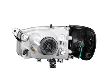 ANZO 1999-2004 Nissan Pathfinder Crystal Headlights Black - Image 2