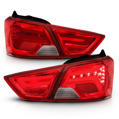 ANZO 14-18 Chevrolet Impala LED Taillights Red/Clear - Image 5