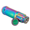 NRG 700 Series M12 X 1.25 Steel Lug Nut w/Dust Cap Cover Set 21 Pc w/Locks & Lock Socket - Neochrome - Image 3