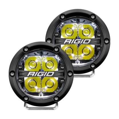 Rigid Industries 360-Series 4in LED Off-Road Spot Beam - White Backlight (Pair) - Image 2