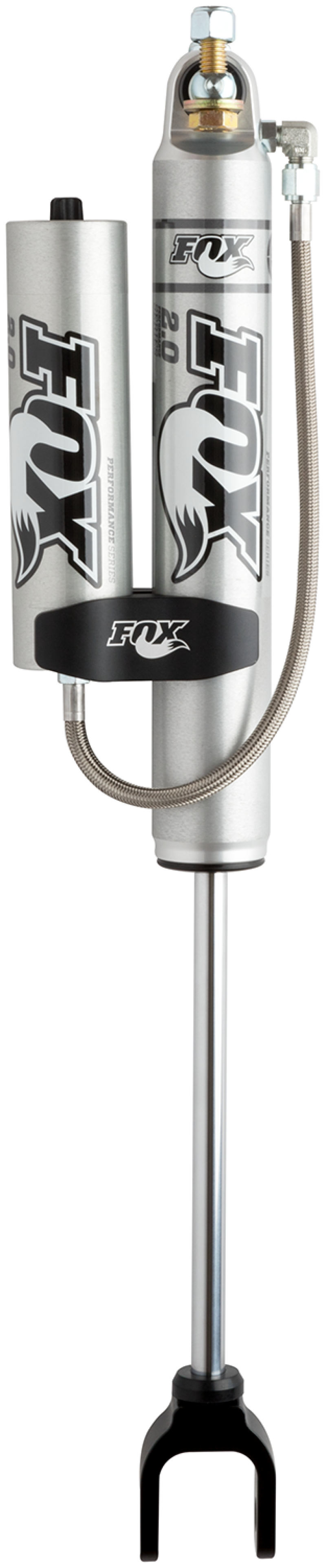 Fox 11+ Chevy HD 2.0 Performance Series 9.4in. Smooth Body Remote Res. Front Shock / 7-9in. Lift - Image 3