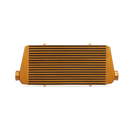 Mishimoto Universal Gold R Line Intercooler Overall Size: 31x12x4 Core Size: 24x12x4 Inlet / Outlet - Image 4