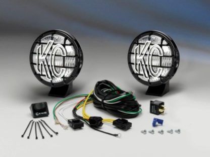 KC HiLiTES Apollo Pro 5in. Halogen Light 55w Fog Beam (Pair Pack System) - Black - Image 5