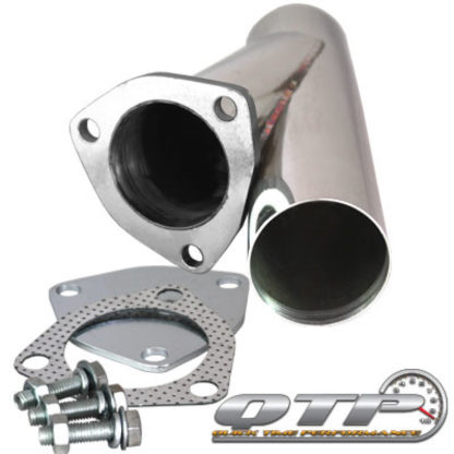 QTP 2.5in Weld-On QTEC Exhaust Cutout Y-Pipe - Image 3