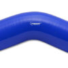Vibrant 4 Ply Reinforced Silicone Elbow Connector - 3.5in I.D. - 45 deg. Elbow (BLUE) - Image 2