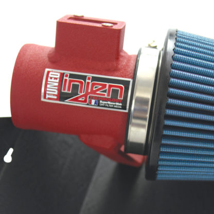 Injen 16-19 Ford Fiesta ST 1.6L Turbo 4Cyl Wrinkle Red Short Ram Intake w/MR Tech (Special order) - Image 2