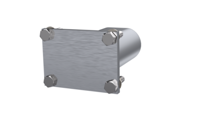 QTP 3in Weld-On QTEC Low Profile Conncetion Oval Tube Kit - Image 4