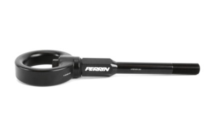 Perrin 02-07 Subaru WRX/STI Tow Hook Kit (Front) - Flat Black - Image 2