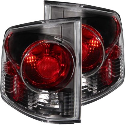 ANZO 1995-2005 Chevrolet S-10 Taillights Dark Smoke 3D Style - Image 2