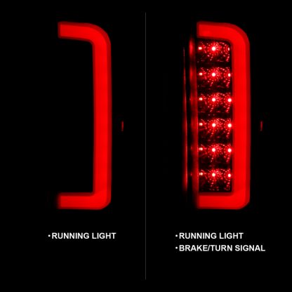 ANZO 1987-1996 Ford F-150 LED Taillights (Pair) - Image 2