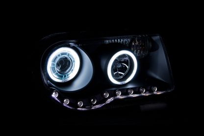 ANZO 2005-2010 Chrysler 300C Projector Headlights w/ Halo Black (CCFL) G2 - Image 2