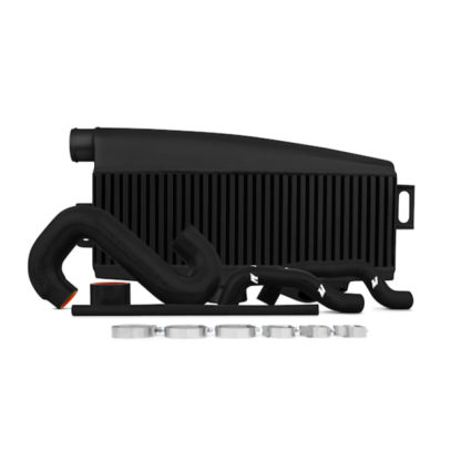 Mishimoto Subaru 02-07 WRX/04-07 STi Top-Mount Intercooler Kit - Powder Coated Black & Black Hoses - Image 2