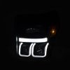 ANZO 11-16 Ford F-150 Super Duty Projector Headlights w/ U-Bar Switchback Black w/ Amber - Image 6