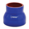 Vibrant 4 Ply Reinforced Silicone Transition Connector - 2.25in I.D. x 2.75in I.D. x 3in long (BLUE) - Image 2