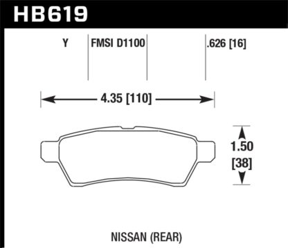 Hawk LTS Street Brake Pads - Image 2