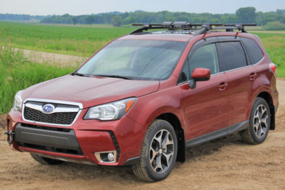 Rally Armor 14+ Subaru Forester Black Mud Flap w/ Red Logo - Image 3