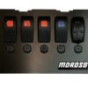 Moroso 99-04 Mazda Miata NB Radio Pocket Block Off Plate With Switches - Image 2