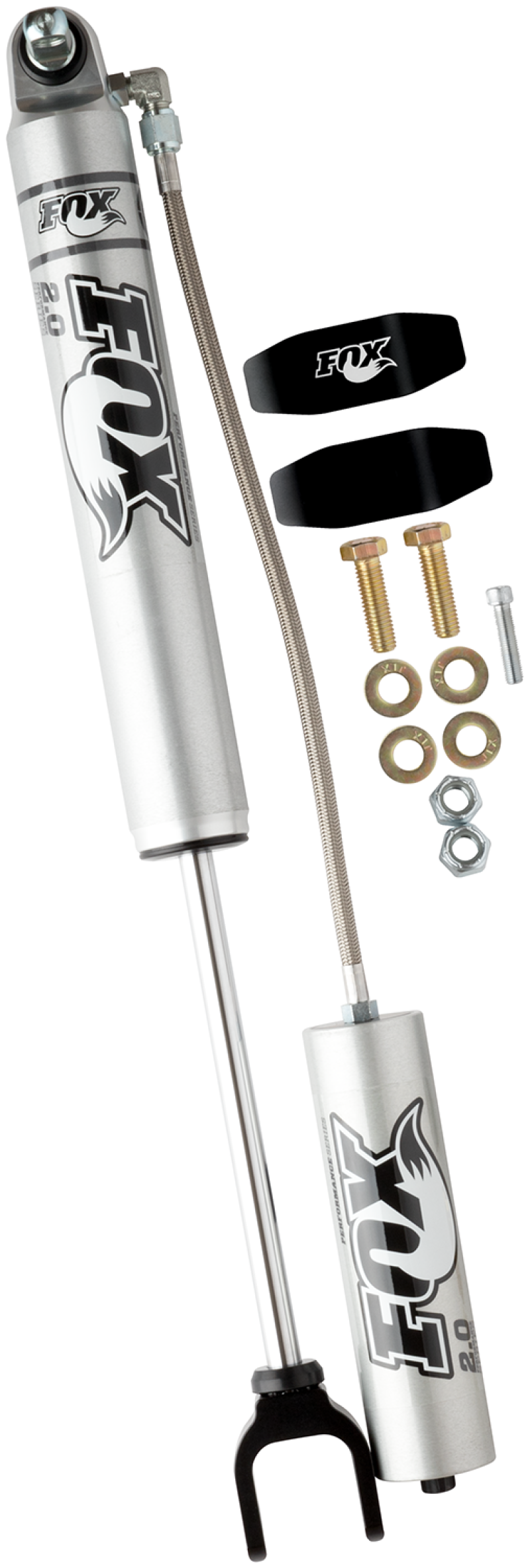 Fox 11+ Chevy HD 2.0 Performance Series 9.4in. Smooth Body Remote Res. Front Shock / 7-9in. Lift - Image 8