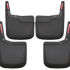 Husky Liners 2015-2017 Ford F-150 w/o Fender Flares Front and Rear Mud Guards - Black
