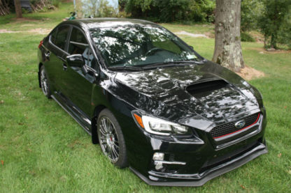 Rally Armor 15+ Subaru WRX & STi Sedan Only UR Black Mud Flap w/ Silver Logo - Image 8