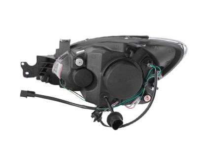 ANZO 2004-2007 Mitsubishi Lancer Projector Headlights w/ Halo Black (CCFL) - Image 4