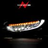 ANZO 16-17 Honda Civic Projector Headlights Plank Style Black w/Amber/Sequential Turn Signal - Image 8