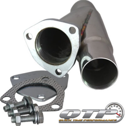 QTP 2.25in Weld-On QTEC Exhaust Cutout Y-Pipe - Image 4