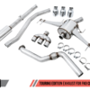 AWE Tuning 2017+ Honda Civic Type R Touring Edition Exhaust w/Front Pipe & Triple Chrome Silver Tips - Image 3