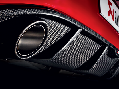 Akrapovic 13-17 Volkswagen Golf GTI (VII) Slip-On Race Line (Titanium) w/ Carbon Tips - Image 4