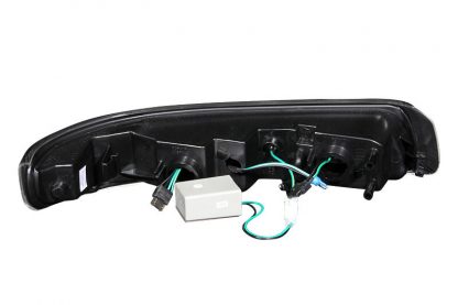 ANZO 1999-2002 Chevrolet Silverado 1500 LED Parking Lights Chrome w/ Amber Reflector - Image 4