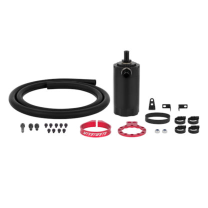 Mishimoto Universal Baffled Oil Catch Can - Red - Image 3