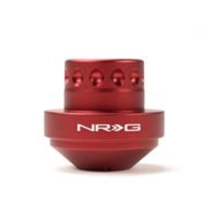 NRG Short Hub Adapter 92-95 Honda Civic / 92-96 Prelude / 90-93 Accord - Matte Red - Image 2