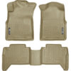 Husky Liners 05-13 Toyota Tacoma WeatherBeater Combo Tan Floor Liners - Image 2