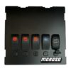 Moroso 99-04 Mazda Miata NB Radio/HVAC Pocket Block Off Plate With Switches - Image 2
