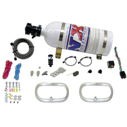 Nitrous Express Dual Ntercooler Ring System (2 - 6 x 6 Rings) w/10lb Bottle - Image 2