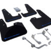 Rally Armor V2 08-11 STI (hatch only) / 11 WRX (hatch only) UR Black Mud Flap w/ Blue Logo