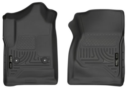 Husky Liners 14 Chevrolet Silverado/GMC Sierra 1500 Weatherbeater Black Front Floor Liners - Image 2