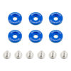 Mishimoto Large Fender Washer Kit (6pcs) - Blue