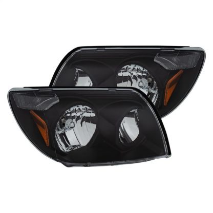 ANZO 2003-2005 Toyota 4Runner Crystal Headlights Black - Image 2