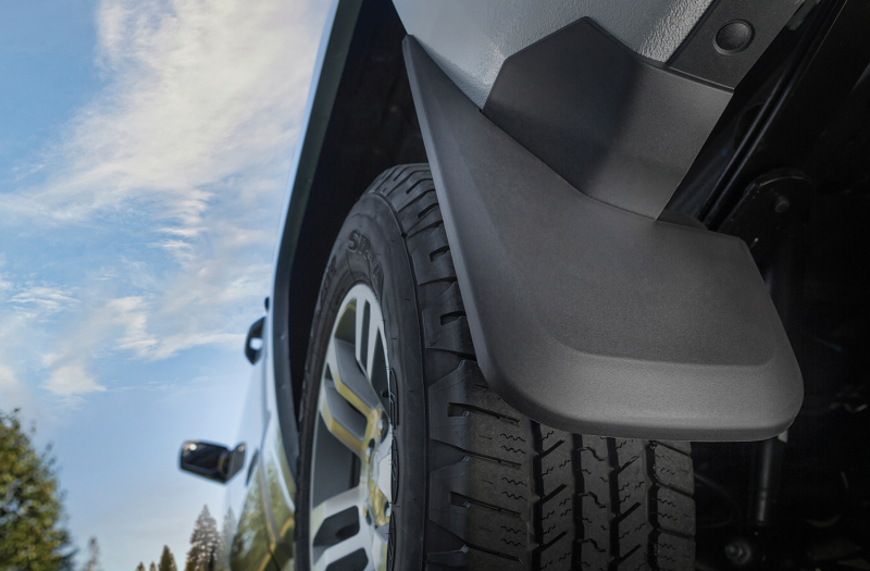 Husky Liners 2016 Toyota Tacoma w/ OE Fender Flares Custom Molded Rear Mud Guards - Black - Image 4