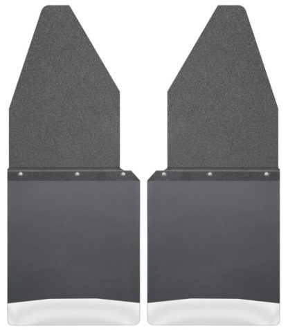 Husky Liners Ford 88-16 F-150/88-99 F-250 12in W Black Top SS Weight Kick Back Front Mud Flaps - Image 2