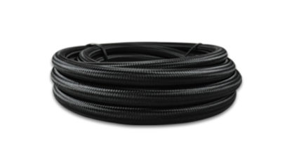 Vibrant -16 AN Black Nylon Braided Flex Hose .89in ID (50 foot roll) - Image 2