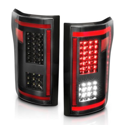 ANZO 15-17 Ford F-150 LED Taillights Black w/ Sequential - Image 9