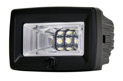 KC HiLiTES C-Series 2in. C2 LED Light 20w Area Flood Beam (Pair Pack System) - Black - Image 7