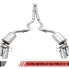 AWE Tuning 2018+ Ford Mustang GT (S550) Cat-back Exhaust - Touring Edition (Quad Chrome Silver Tips) - Image 2