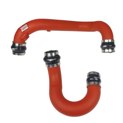 Injen 18-19 Audi S4/S5 (B9) V6 3.0L Turbo Wrinkle Red Intercooler Piping - Image 3